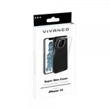 Vivanco iPhone 14 Ohut TPU-suojakuori Läpinäkyvä
