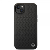 Mercedes Benz iPhone 14 Suojakuori Tähtikuvio Musta