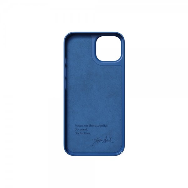 Nudient iPhone 14 -suojakuori Thin Case Blueprint Blue