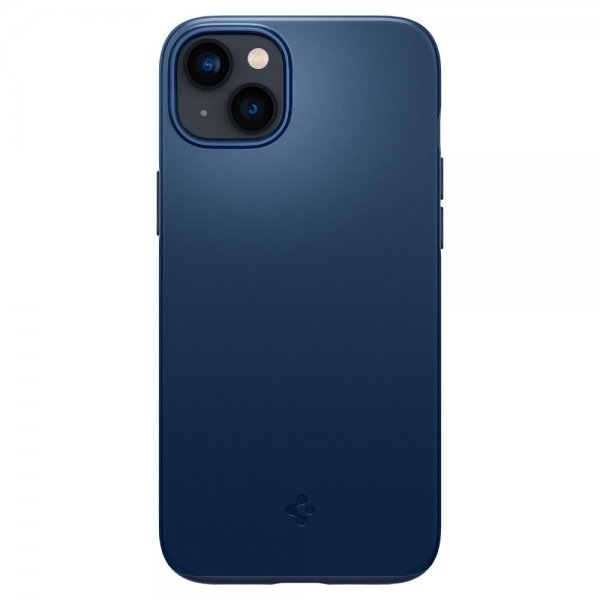 Spigen iPhone 14 -suojakuori Thin Fit Navy Blue