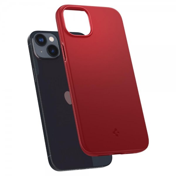 Spigen iPhone 14 Kuori Thin Fit Punainen