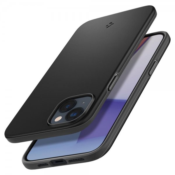 Spigen iPhone 14 -suojakuori Thin Fit Musta