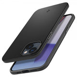 Spigen iPhone 14 -suojakuori Thin Fit Musta