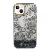Guess iPhone 14 -suojakuori Toile de Jouy Harmaa