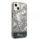 Guess iPhone 14 -suojakuori Toile de Jouy Harmaa