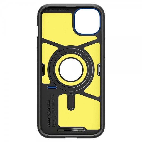 Spigen iPhone 14 -suojakuori Tough Armor MagFit Navy Blue
