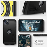 Spigen iPhone 14 -suojakuori Tough Armor MagFit, musta