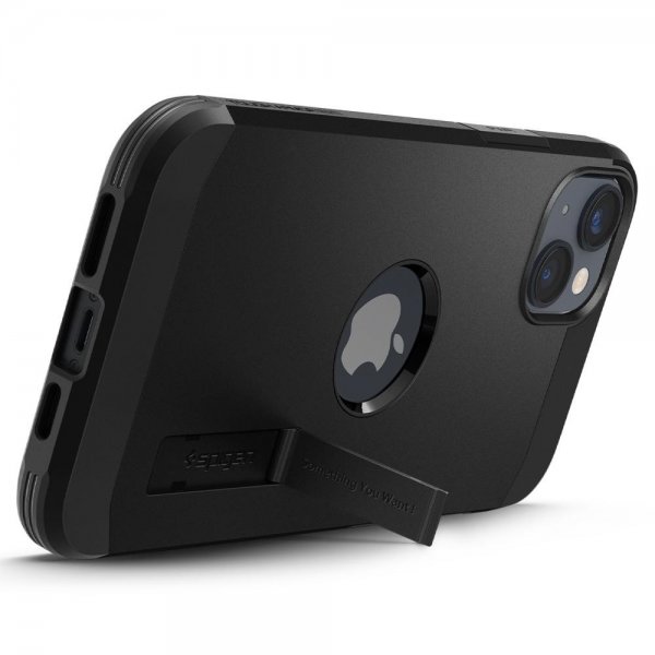 Spigen iPhone 14 -suojakuori Tough Armor MagFit, musta