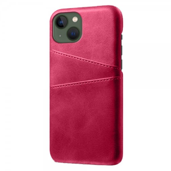 iPhone 14 Kuoret Kaksi Korttipaikkaa Magenta