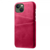 iPhone 14 Kuoret Kaksi Korttipaikkaa Magenta
