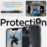 Spigen iPhone 14 -suojakotelo, Ultra Hybrid Crystal Clear