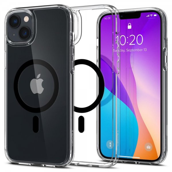 Spigen iPhone 14 Suojakuori Ultra Hybrid MagFit Musta