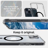Spigen iPhone 14 Suojakuori Ultra Hybrid MagFit Musta