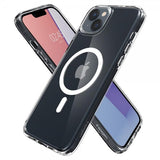 Spigen iPhone 14 -suojakuori Ultra Hybrid MagFit, valkoinen