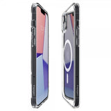 Spigen iPhone 14 -suojakuori Ultra Hybrid MagFit, valkoinen