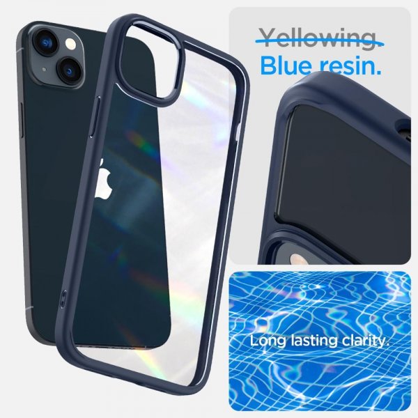 Spigen iPhone 14 Ultra Hybrid -suojakuori, laivastonsininen