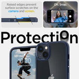 Spigen iPhone 14 Ultra Hybrid -suojakuori, laivastonsininen
