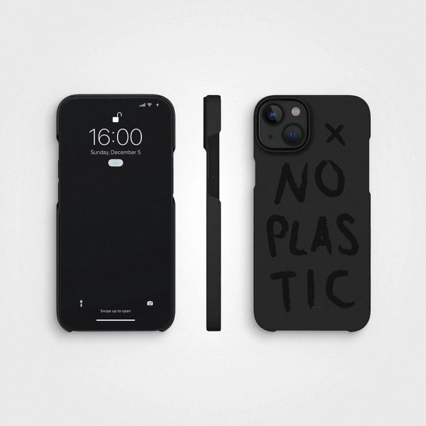 agood company iPhone 14 -kuoret Kasvipohjainen No Plastic Charcoal Black