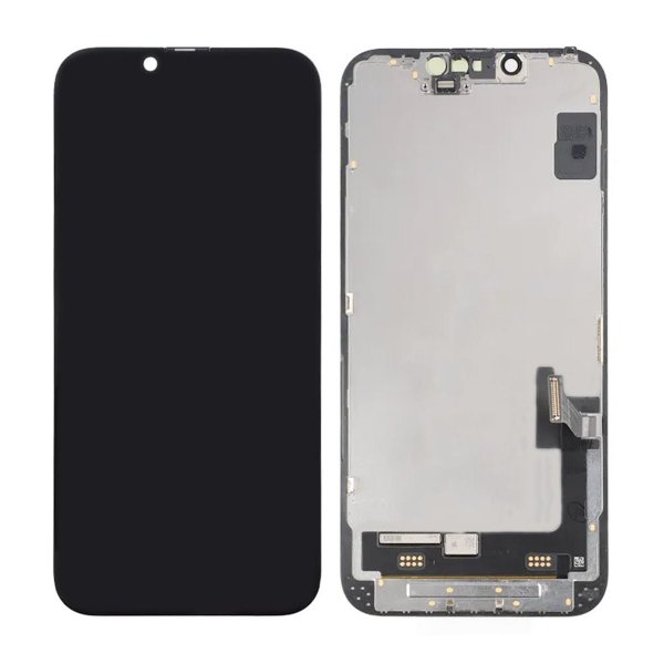 iPhone 14 LCD alkuperäinen asennettu musta