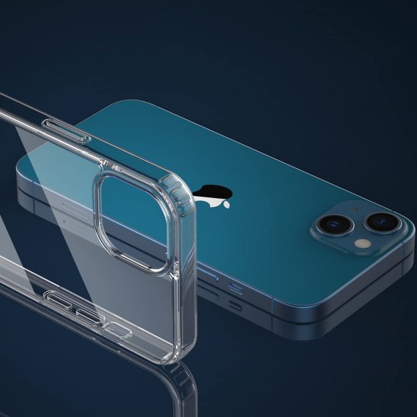 Rvelon iPhone 14 -kuoret, läpinäkyvä TPU
