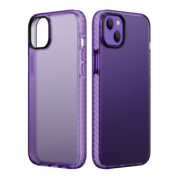 iPhone 14 Kuori Iskunkestävä TPU Violetti