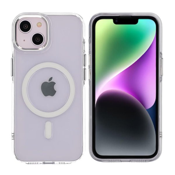 Rvelon iPhone 13/iPhone 14 Kuori TPU MagSafe Läpinäkyvä
