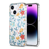 iPhone 14 Plus/iPhone 15 Plus Kuori Kukkakuvio MagSafe Oksat