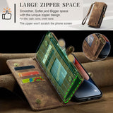 CaseMe iPhone 15 -kotelo 008 Series, irrotettava kuori, ruskea