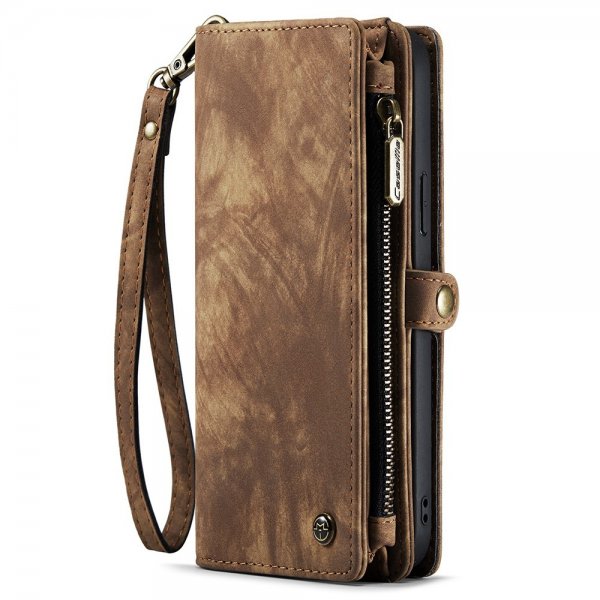 CaseMe iPhone 15 -kotelo 008 Series, irrotettava kuori, ruskea