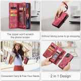 CaseMe iPhone 15 Kotelo 008 Series Irrotettava Kuori Punainen