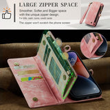 CaseMe iPhone 15 -kotelo 008 Series, irrotettava kuori, vaaleanpunainen
