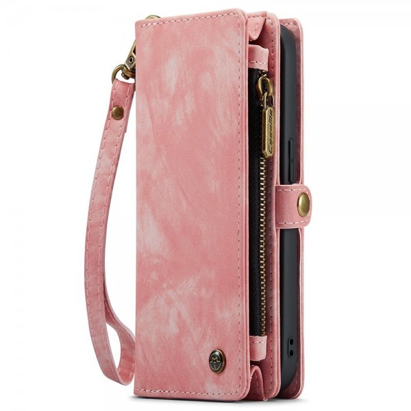 CaseMe iPhone 15 -kotelo 008 Series, irrotettava kuori, vaaleanpunainen