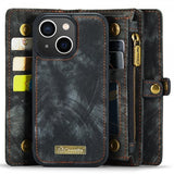 CaseMe iPhone 15 Fodral 008 Series Irrotettava Kuori Musta