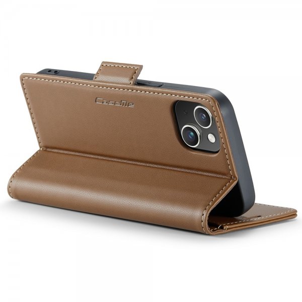 CaseMe iPhone 15 Kotelo 023 Series Ruskea