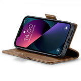 CaseMe iPhone 15 Kotelo 023 Series Ruskea