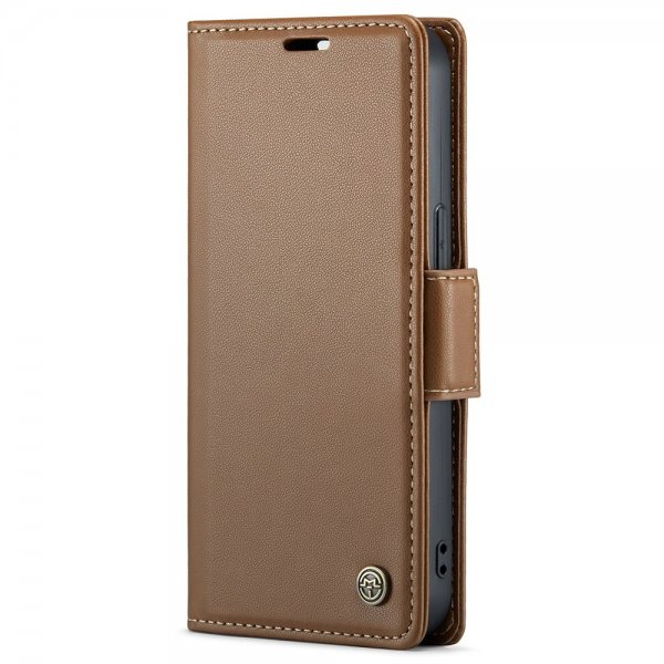 CaseMe iPhone 15 Kotelo 023 Series Ruskea