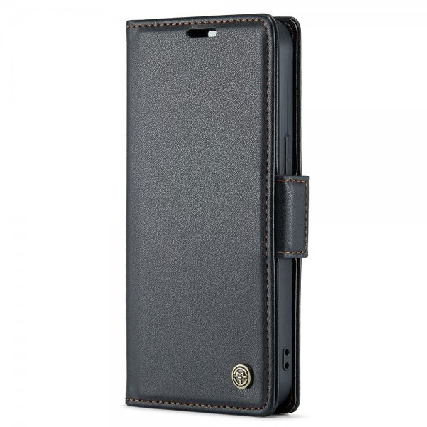 CaseMe iPhone 15 Kotelo 023 Series Musta