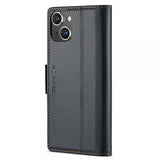 CaseMe iPhone 15 Kotelo 023 Series Musta