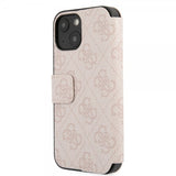 Guess iPhone 15 -kotelo 4G Logo Pinkki