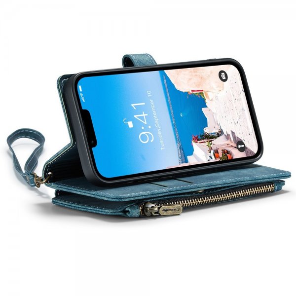 CaseMe iPhone 15 -kotelo, C30-sarja, petrolinsininen