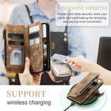 CaseMe iPhone 15 Kotelo C30 Series Ruskea