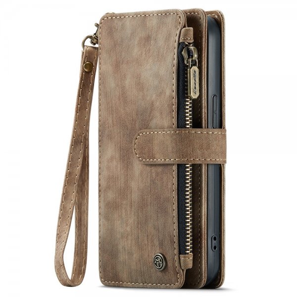CaseMe iPhone 15 Kotelo C30 Series Ruskea