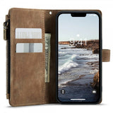 CaseMe iPhone 15 Kotelo C30 Series Ruskea