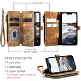 CaseMe iPhone 15 Kotelo C30 Series Ruskea
