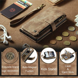 CaseMe iPhone 15 Kotelo C30 Series Ruskea