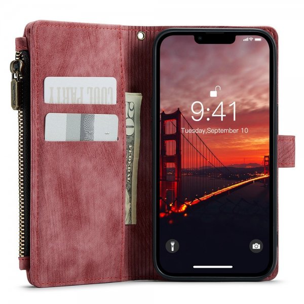 CaseMe iPhone 15 -kotelo C30-sarja Punainen