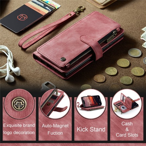 CaseMe iPhone 15 -kotelo C30-sarja Punainen