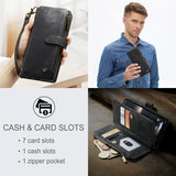 CaseMe iPhone 15 Kotelo C30 Series Musta