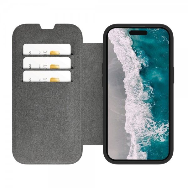 dbramante1928 iPhone 13/14/15/16e/17e Kotelo Helsinki MagSafe Clear/Black