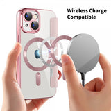 iPhone 15 -kotelo MagSafe, violetti